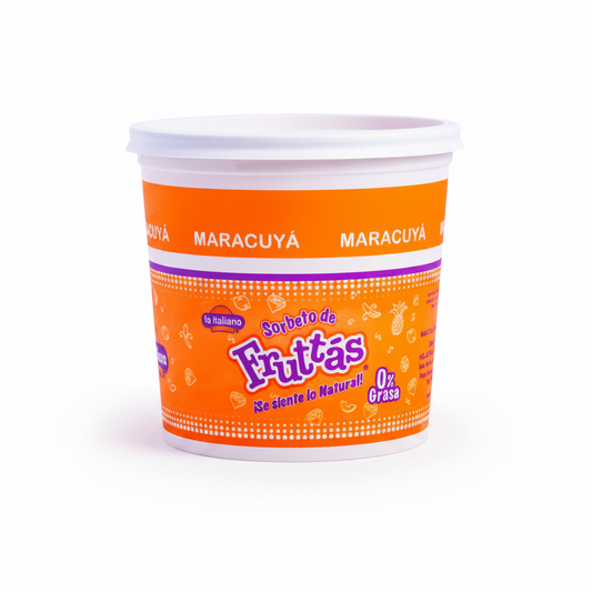 SORBETO DE MARACUYA LA ITALIANA 1/4GL
