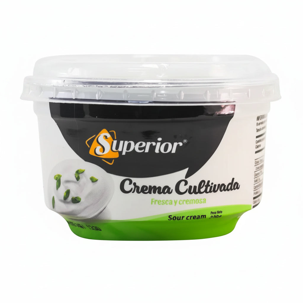 SOUR CREAM SUPERIOR 220GR
