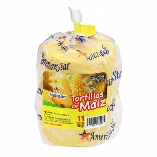 TORTILLA DE MAIZ AMERICAN STAR 580GR
