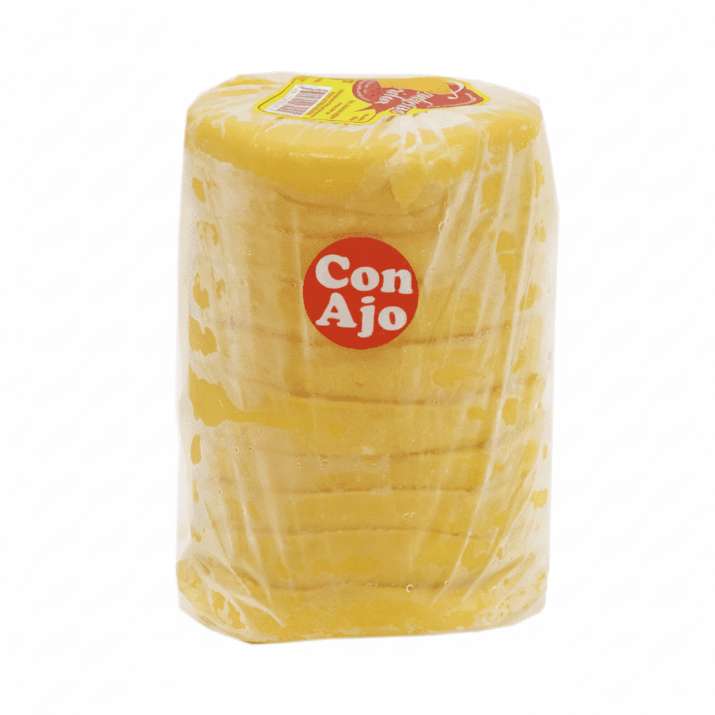 TORTILLA GRANDE DE MAIZ CON AJO 615GR