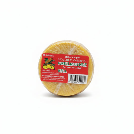 TORTILLA GRANDE DE MAIZ CASTREVAL 10U