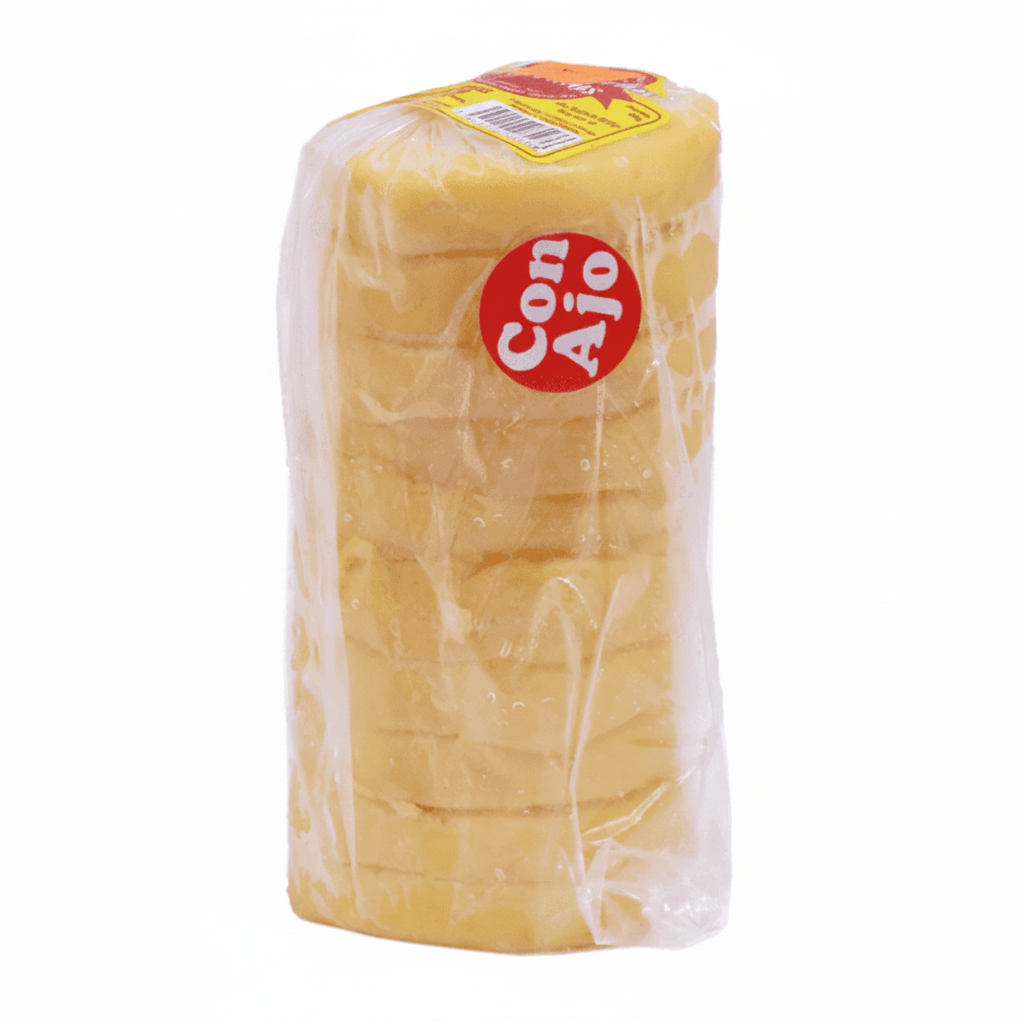 TORTILLA MEDIANA DE MAIZ CON AJO 430GR