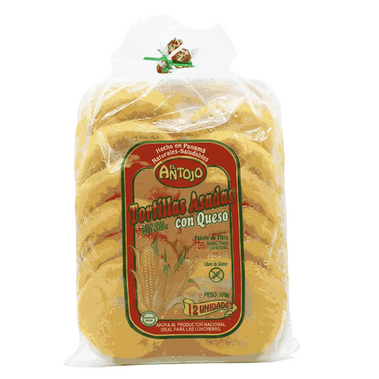 TORTILLAS ASADA CON QUESO EL ANTOJO 12U