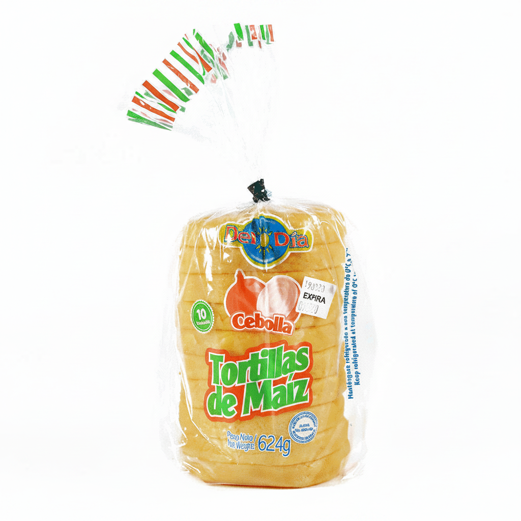 TORTILLAS CON SABOR A CEBOLLA 624GR