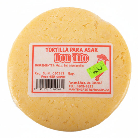 TORTILLAS PARA ASAR DON TITO 680GR