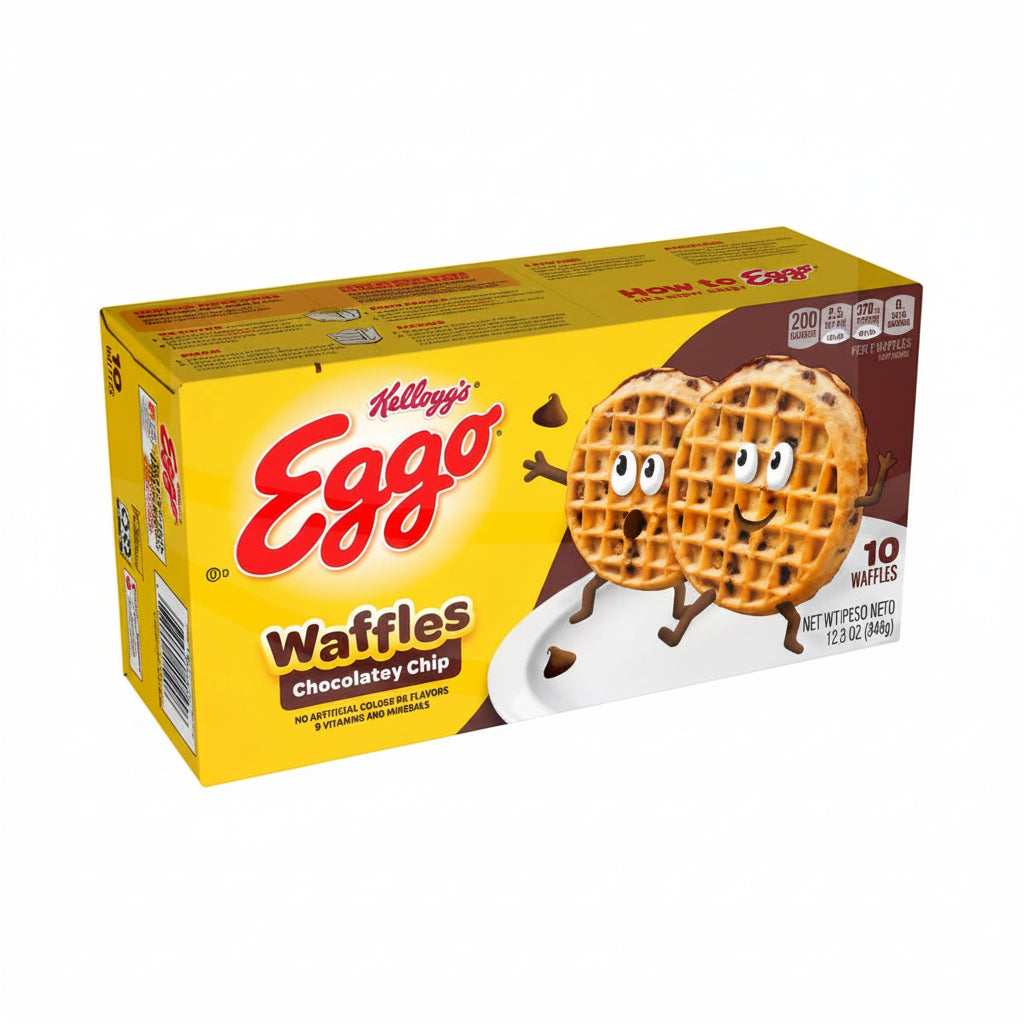 WAFFLE CHOCO CHIP EGGO KELLOGGS 12.3OZ