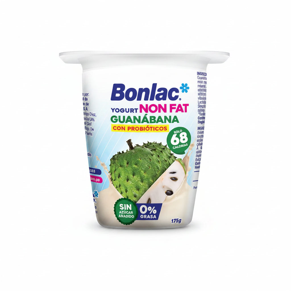 YOGURT NON FAT GUANABANA BONLAC 175GR