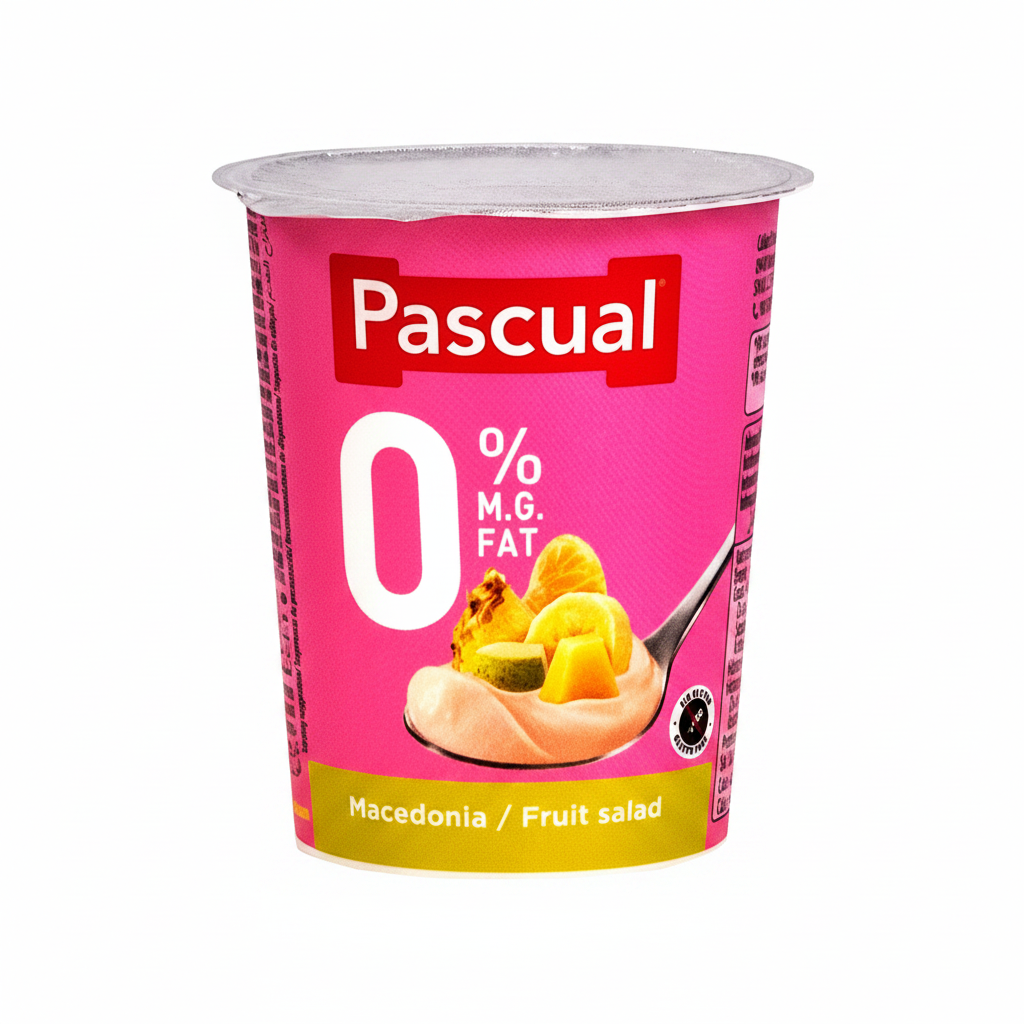 YOGURT TUTTI FRUTI 0 GRASA PASCUAL 125GR
