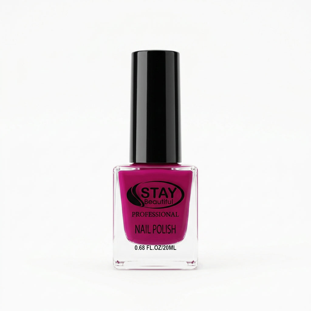 ESMALTE DE UÑAS FUCSIA OSCURO STAY BEAUTIFUL