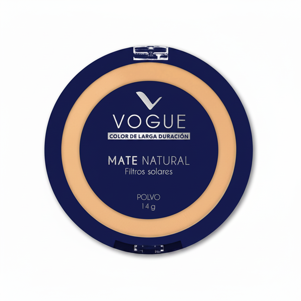 POLVO COMPACTO MATE NATURAL GITANO VOGUE