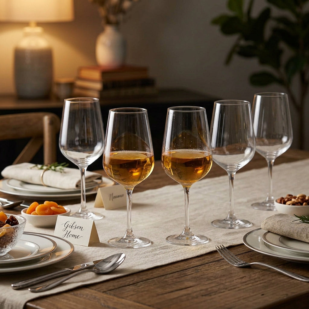 COPAS PARA VINO DE VIDRIO GIBSON HOME