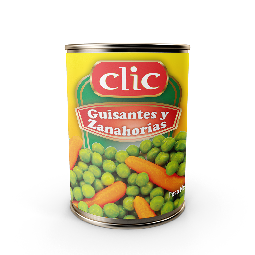 GUISANTES Y ZANAHORIAS CLIC 15OZ