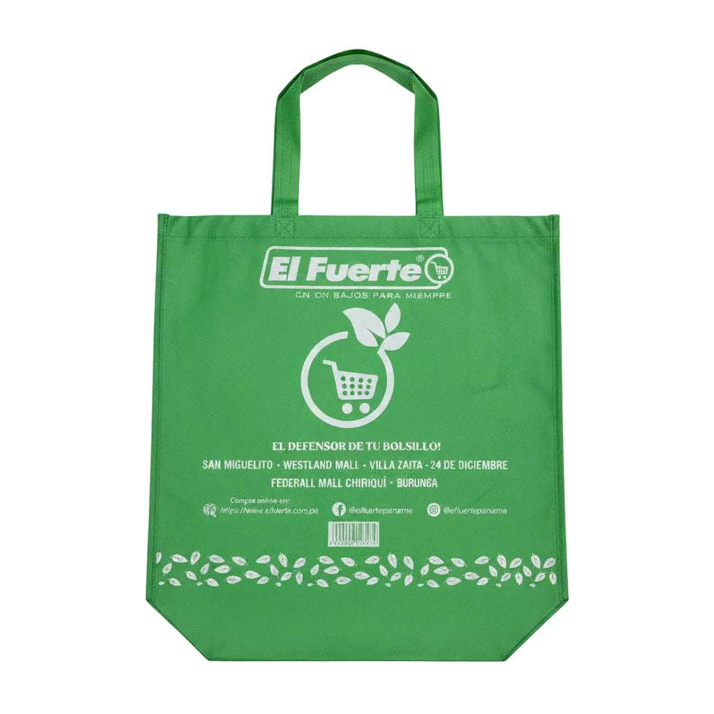 BOLSA REUTILIZABLE EL FUERTE VERDE O ROJO