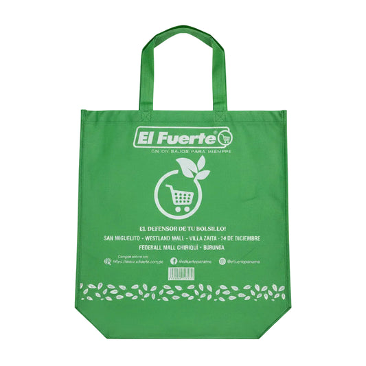 BOLSA REUTILIZABLE EL FUERTE VERDE O ROJO