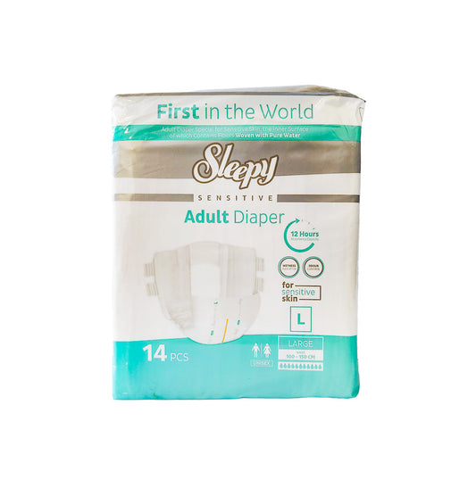 PAÑAL PARA ADULTO SENSTIVE L SLEEPY 14U