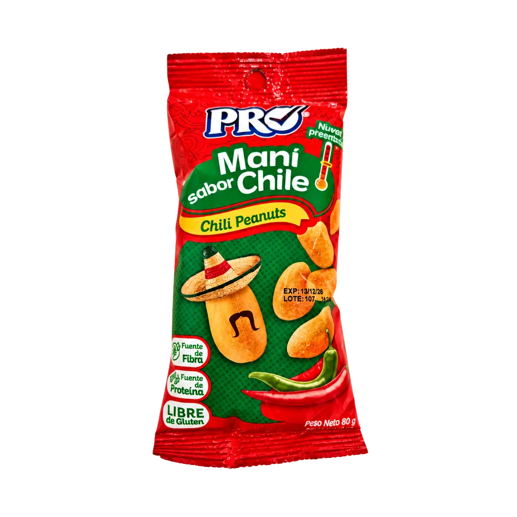 MANI SABOR CHILE PRO 80GR