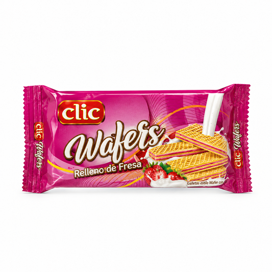 GALLETA WAFERS FRESA CLIC 100GR
