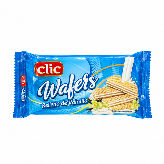 GALLETA WAFERS VAINILLA CLIC 100GR