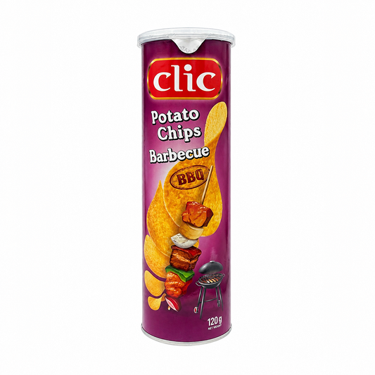 POTATO CHIPS BBQ CLIC 120GR