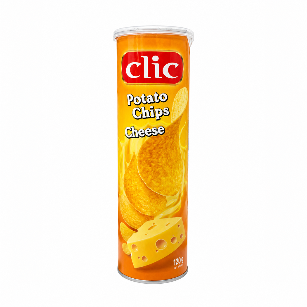 POTATO CHIPS CHEESE CLIC 120GR