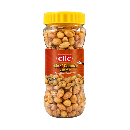 MANI TOSTADO CON MIEL CLIC 213GR