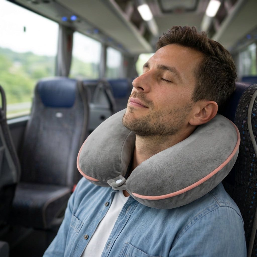 ALMOHADA DE VIAJE PARA CUELLO CON CREMALLERA