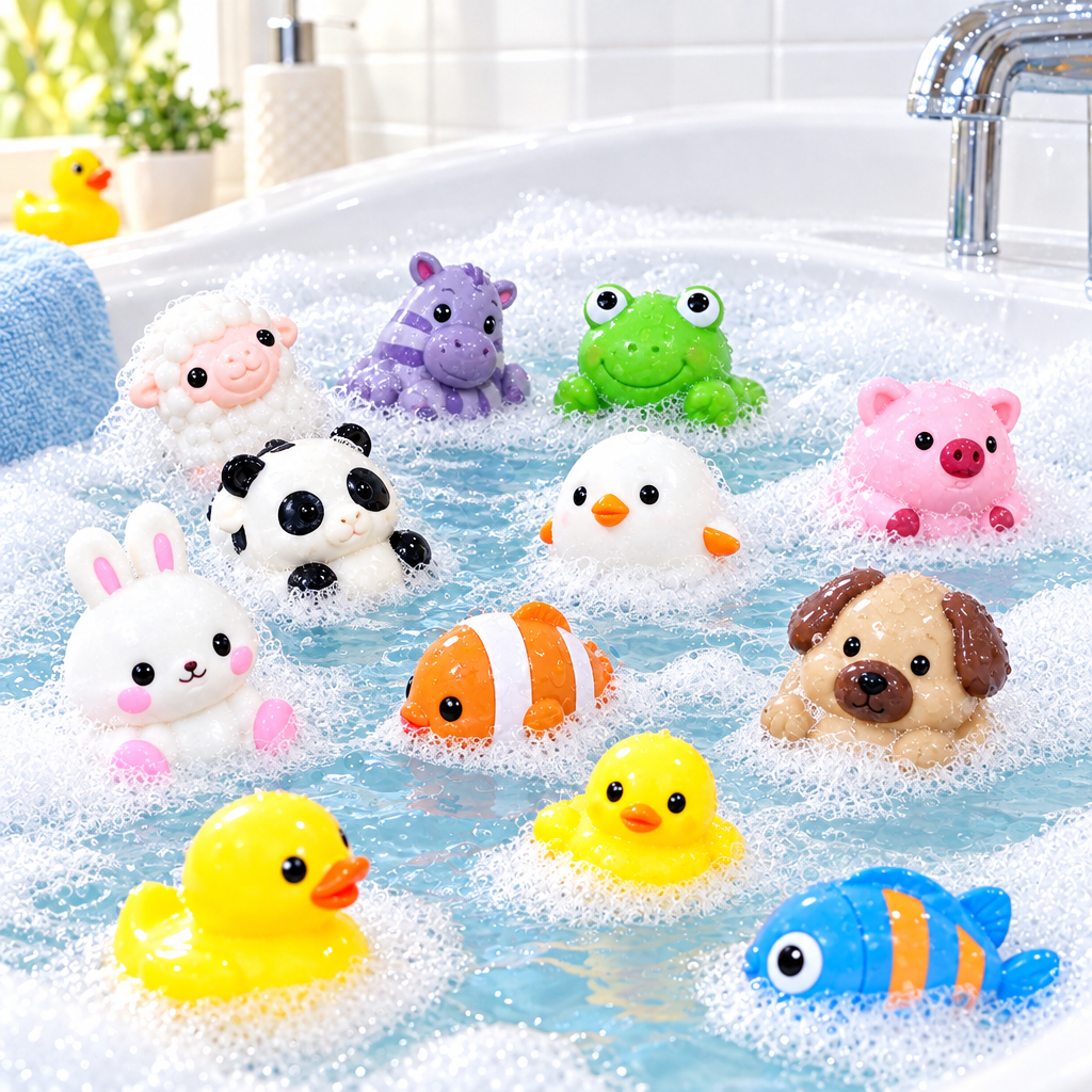 SET DE ANIMALES PARA BAÑO