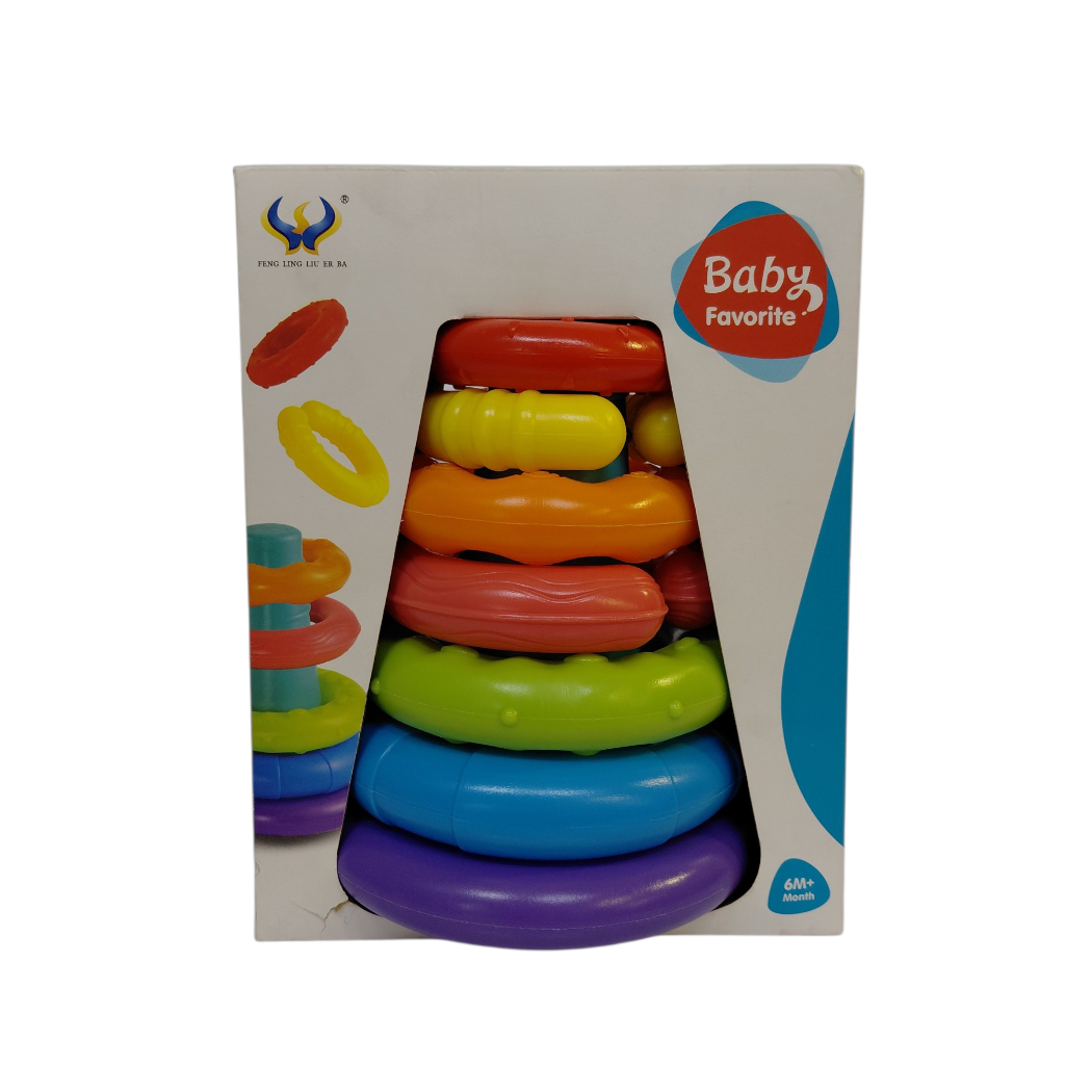 ANILLOS APILABLE PARA BEBE 7 NIVELES