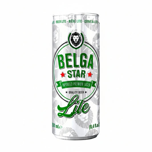 CERVEZA BELGA STAR LATA SLIM 250ML