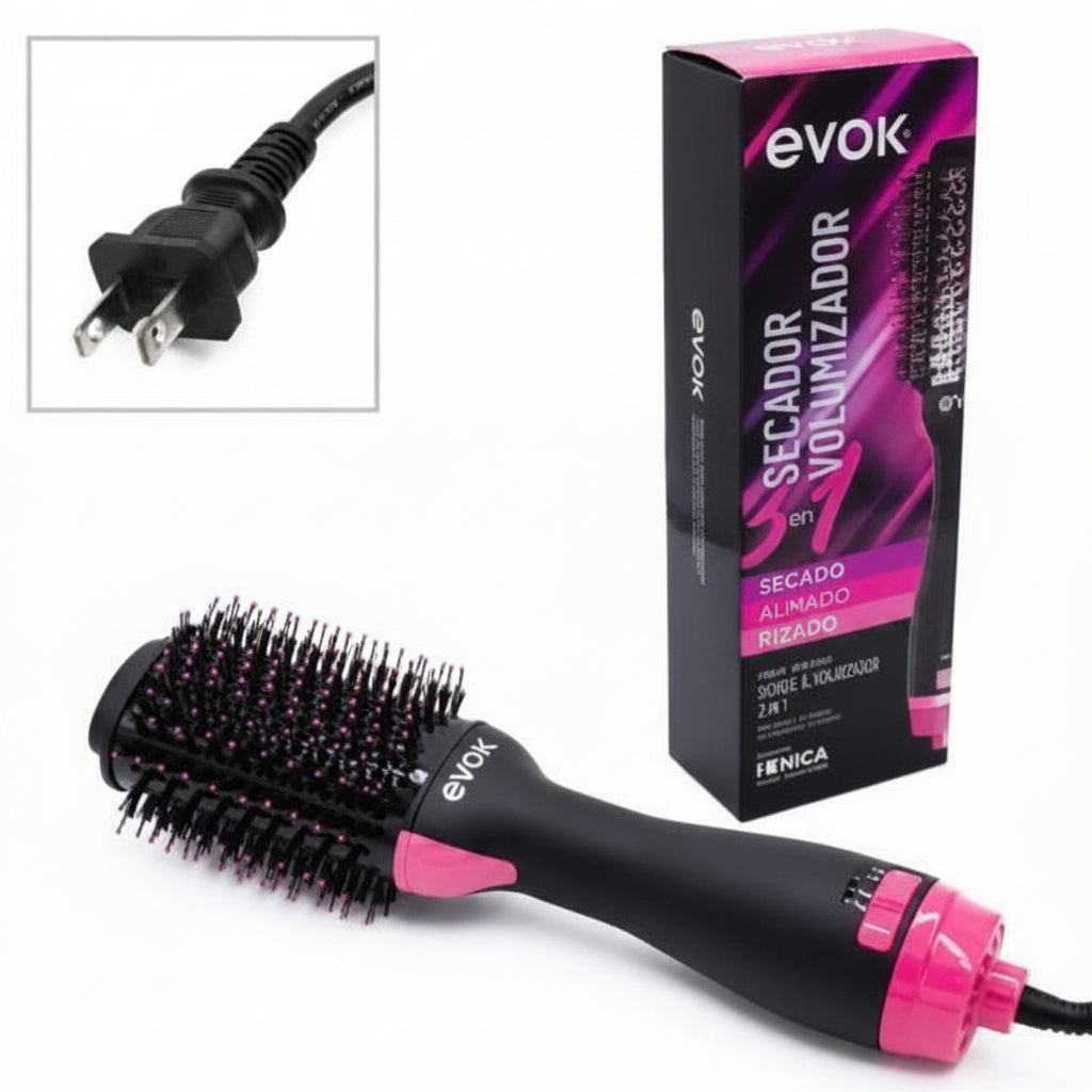 CEPILLO SECADOR DE CABELLO EVOK