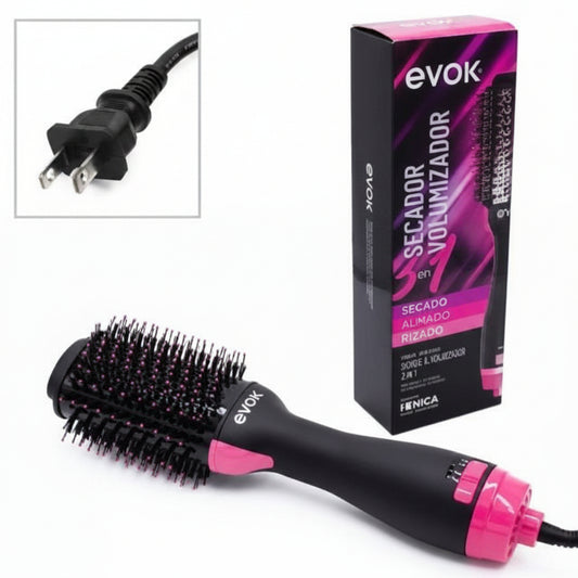CEPILLO SECADOR DE CABELLO EVOK
