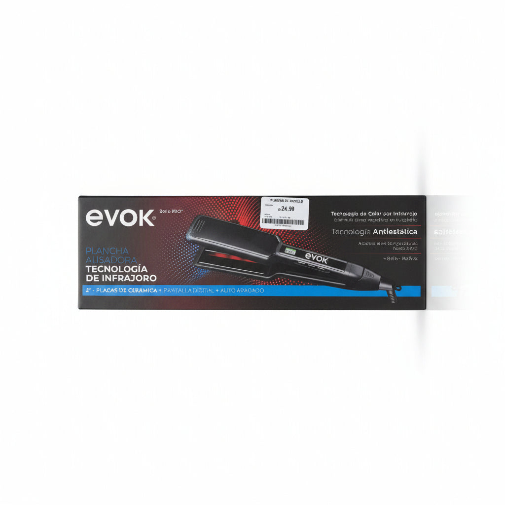 PLANCHA DE CABELLO TECNOLOGÍA DE CALOR EVOK