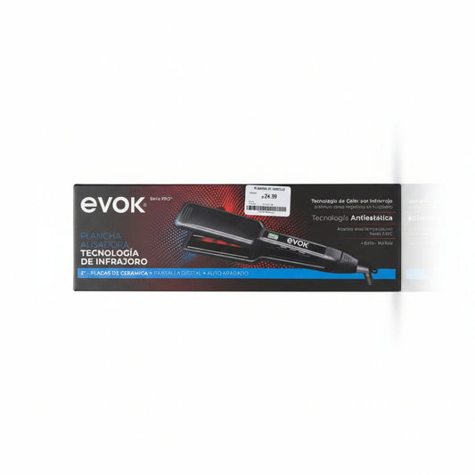 PLANCHA DE CABELLO TECNOLOGÍA DE CALOR EVOK