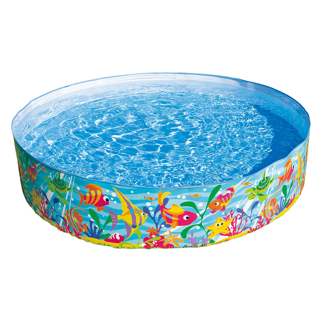 PISCINA RIGIDA INFANTIL CON FONDO MARINO INTEX 6X1.3"