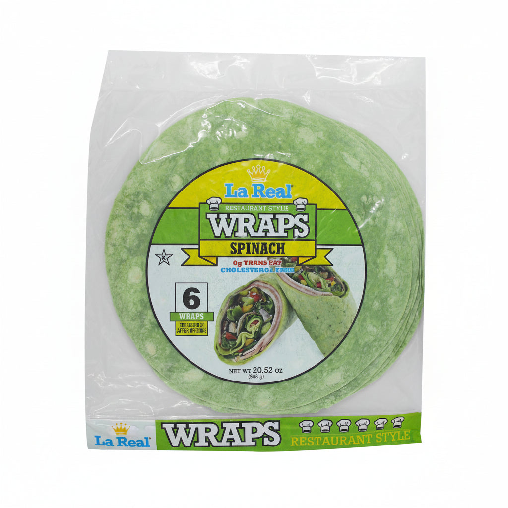 WRAPS ESPINACA LA REAL 20.52OZ