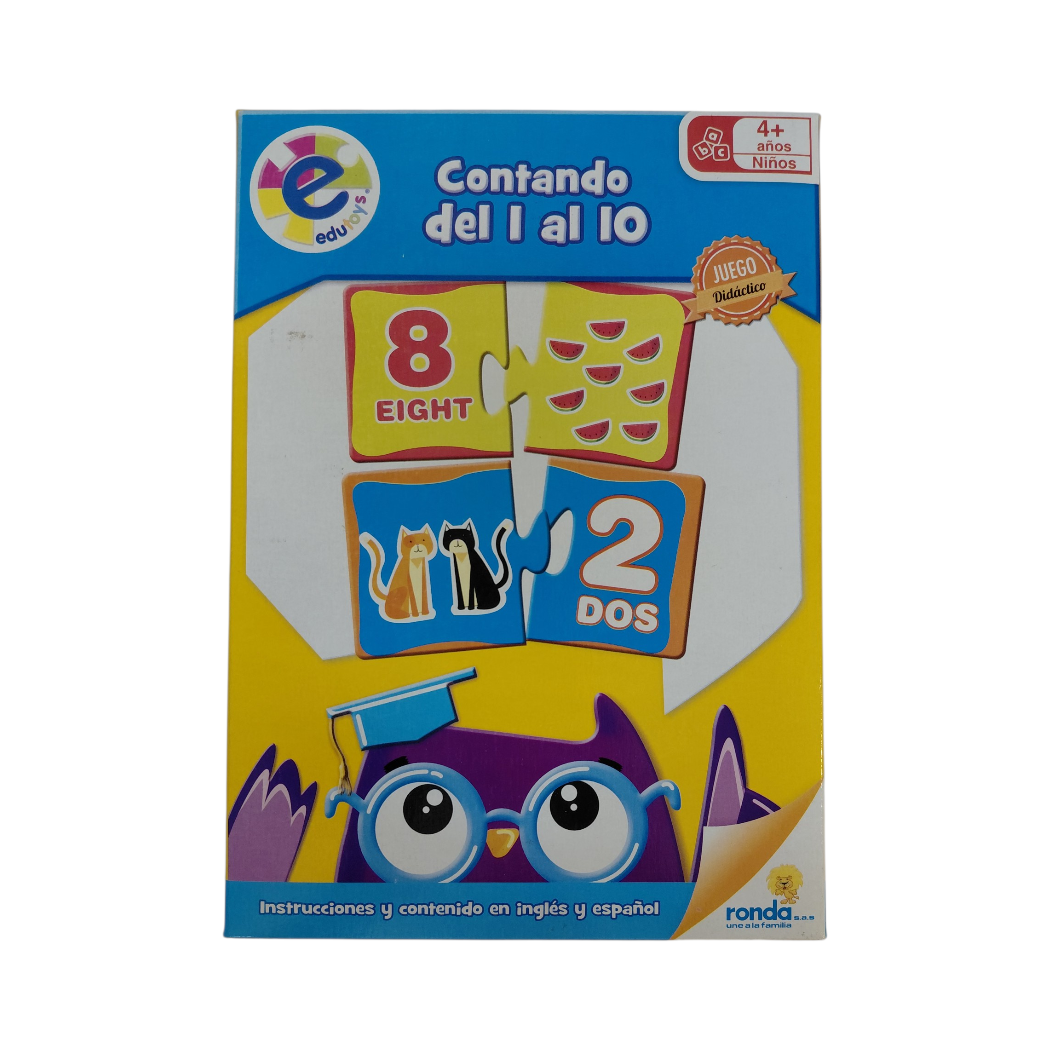 CARTAS DIDACTICAS CONTANDO DEL 1 AL 10