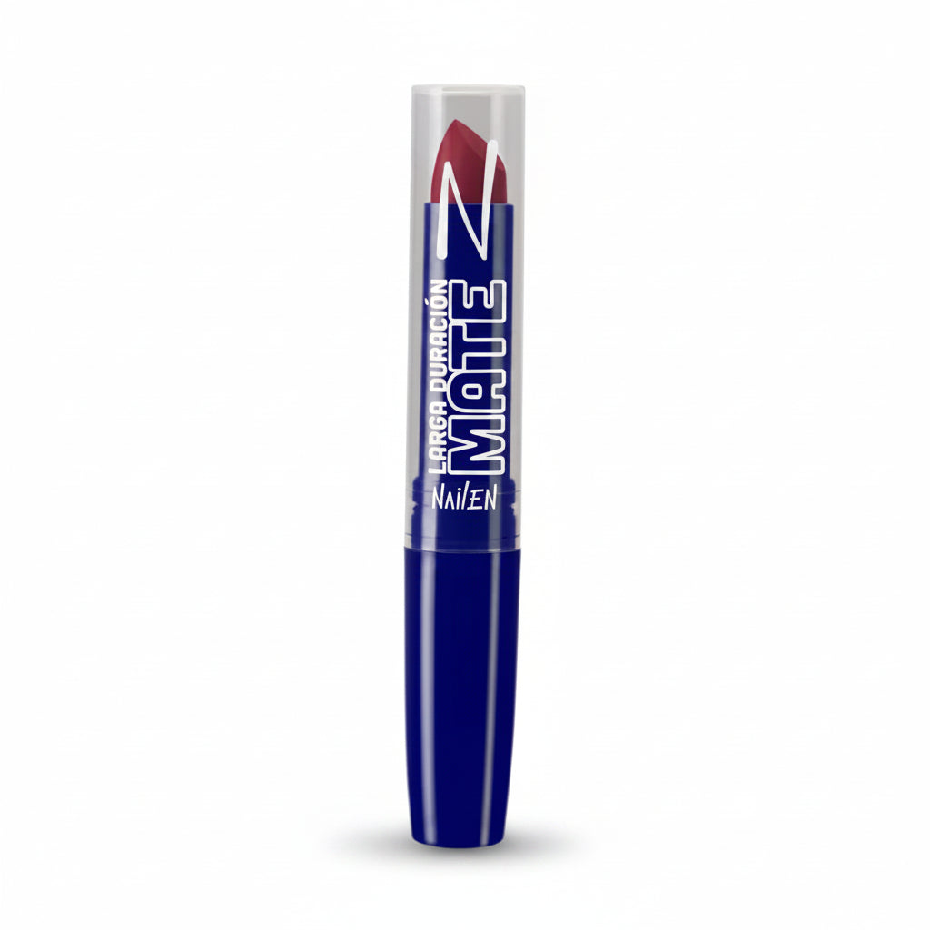 LABIAL LARGA DURACION MATE CEREZA NAILEN