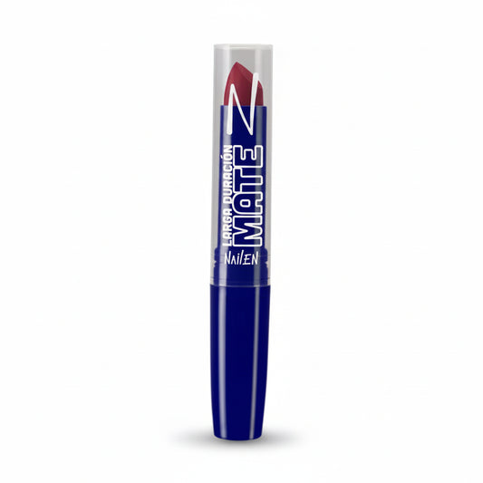 LABIAL LARGA DURACION MATE CEREZA NAILEN