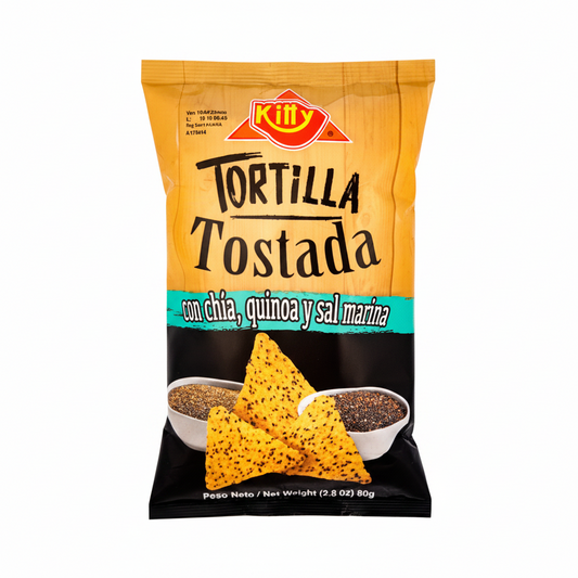 TORTILLA TOSTADA CON CHIA KITTY 80GR