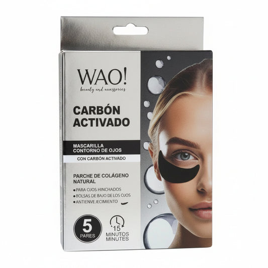 PARCHES DE GEL PARA OJOS CARBÓN ACTIVADO WAO