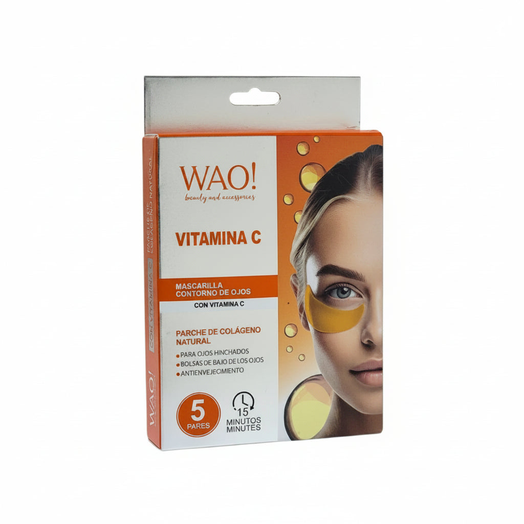 PARCHES DE GEL PARA OJOS VITAMINA C WAO