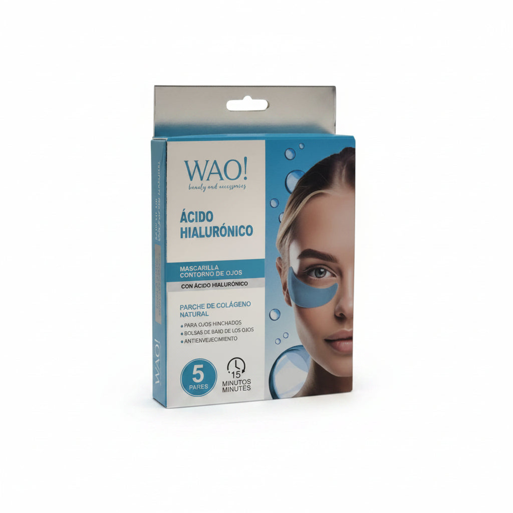 PARCHES DE GEL PARA OJOS ÁCIDO HIALURÓNICO WAO