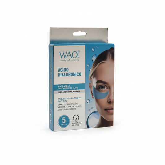 PARCHES DE GEL PARA OJOS ÁCIDO HIALURÓNICO WAO