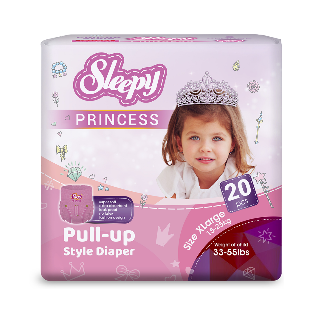 PAÑALES PANT PRINCESS XL 20U