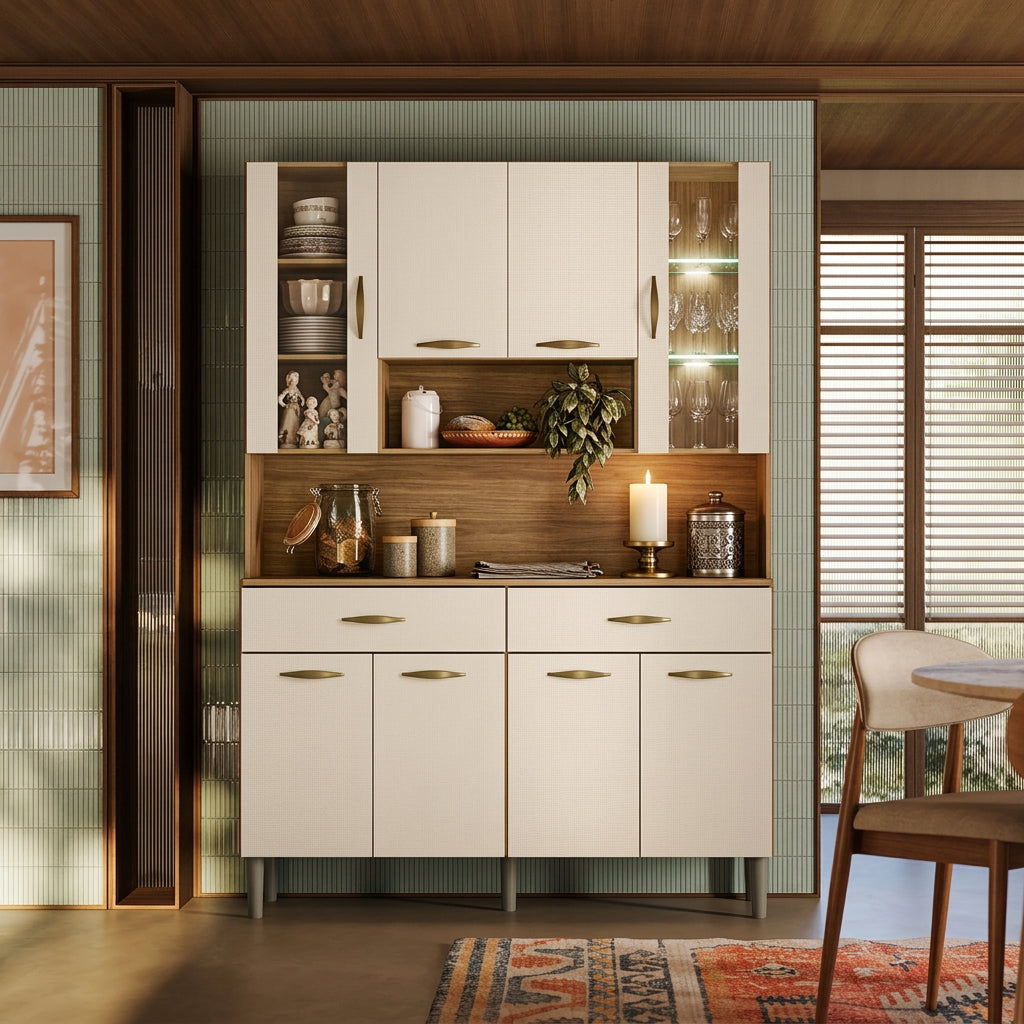 MUEBLE DE COCINA 6 PUERTAS 2 CAJONES
