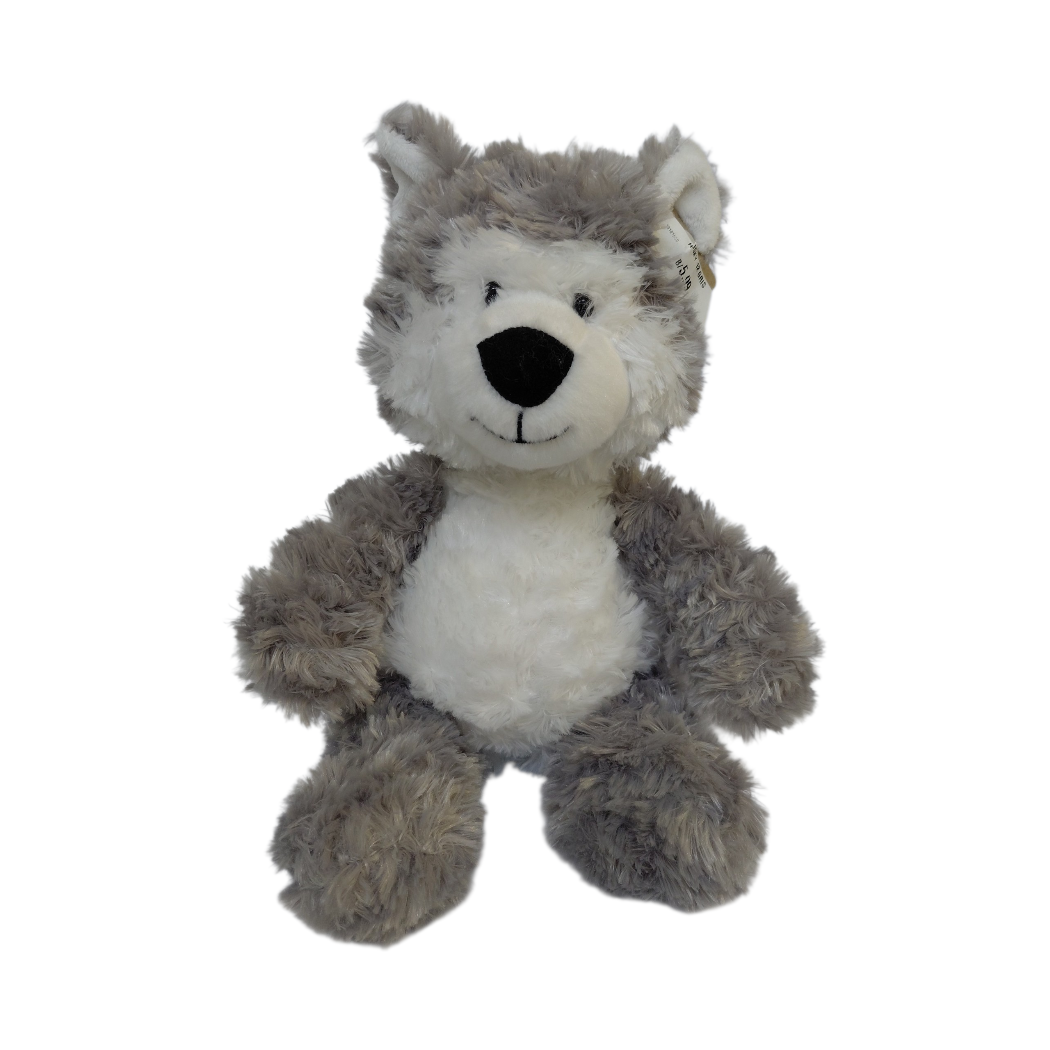 PELUCHE HUSKY 12" GRIS