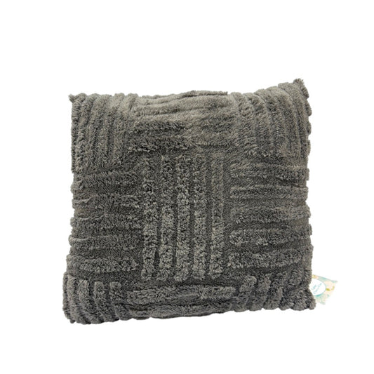 COJÍN DECORATIVO CON RELIEVE A RAYAS