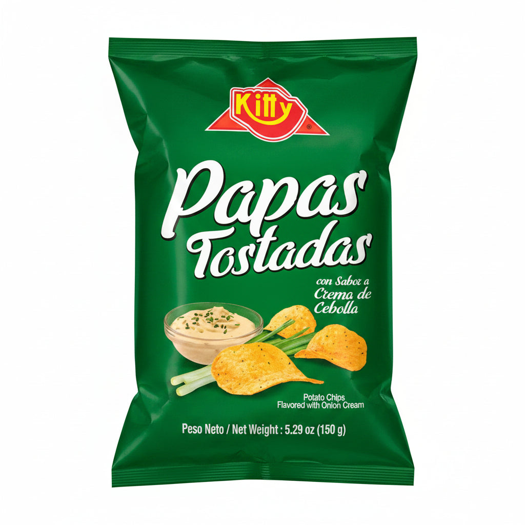 PAPITAS CREMA CEBOLLA KITTY 150GR