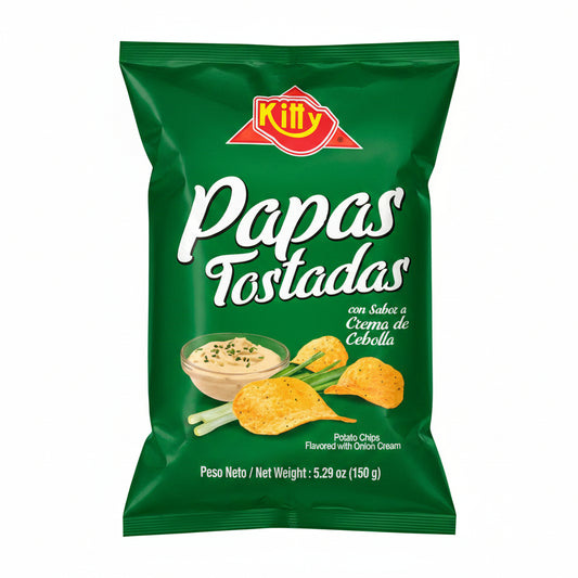 PAPITAS CREMA CEBOLLA KITTY 150GR
