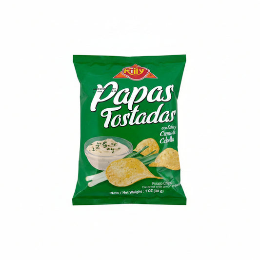 PAPITAS TOSTADA DE CREMA AGRIA/CEBOLLA KITTY 30GR